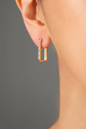 Heliophilia Silver Pendientes CKP9159 Multicolor de 20 mm